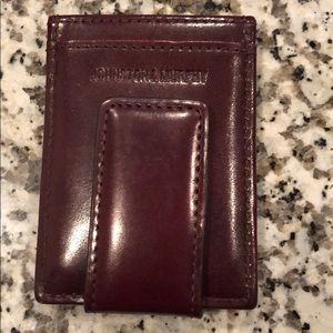 Johnston Murphy money clip wallet